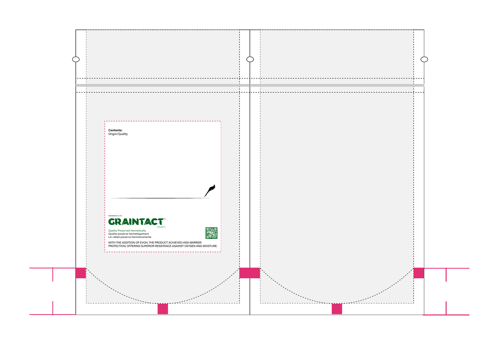 Graintact 0.5 sample bag artwork reference