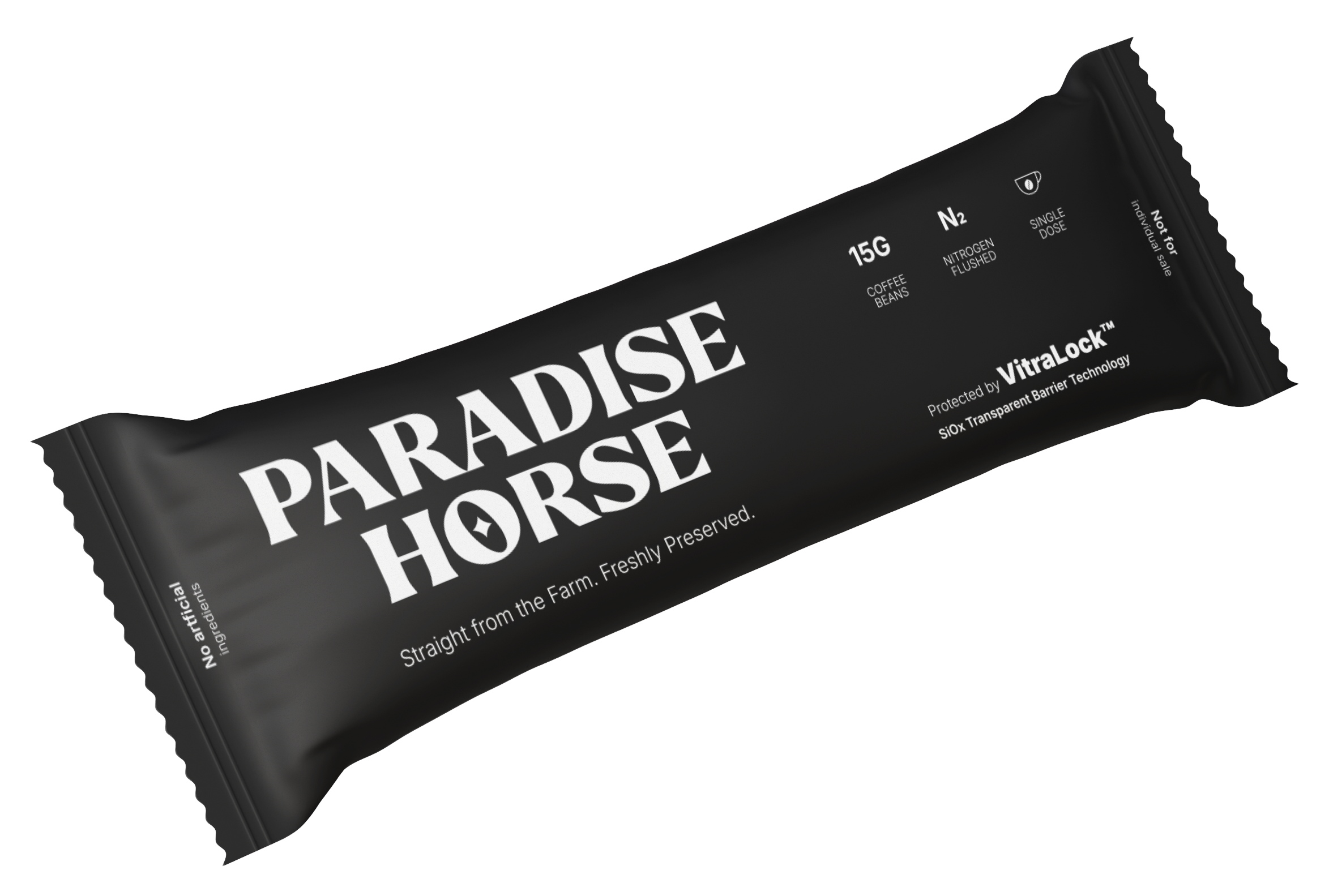 Paradise Horse branded VitraLock single-dose sachet example