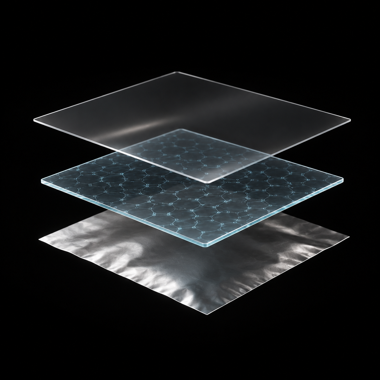 Illustration of the VitraLock SiOx transparent barrier layer system