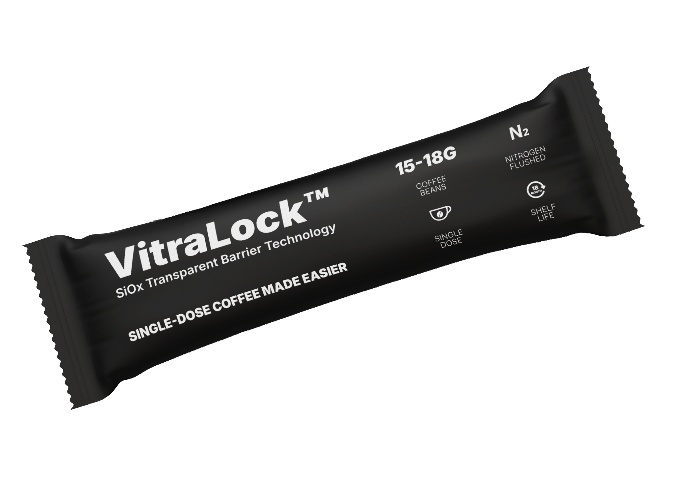 VitraLock single-dose coffee sachet
